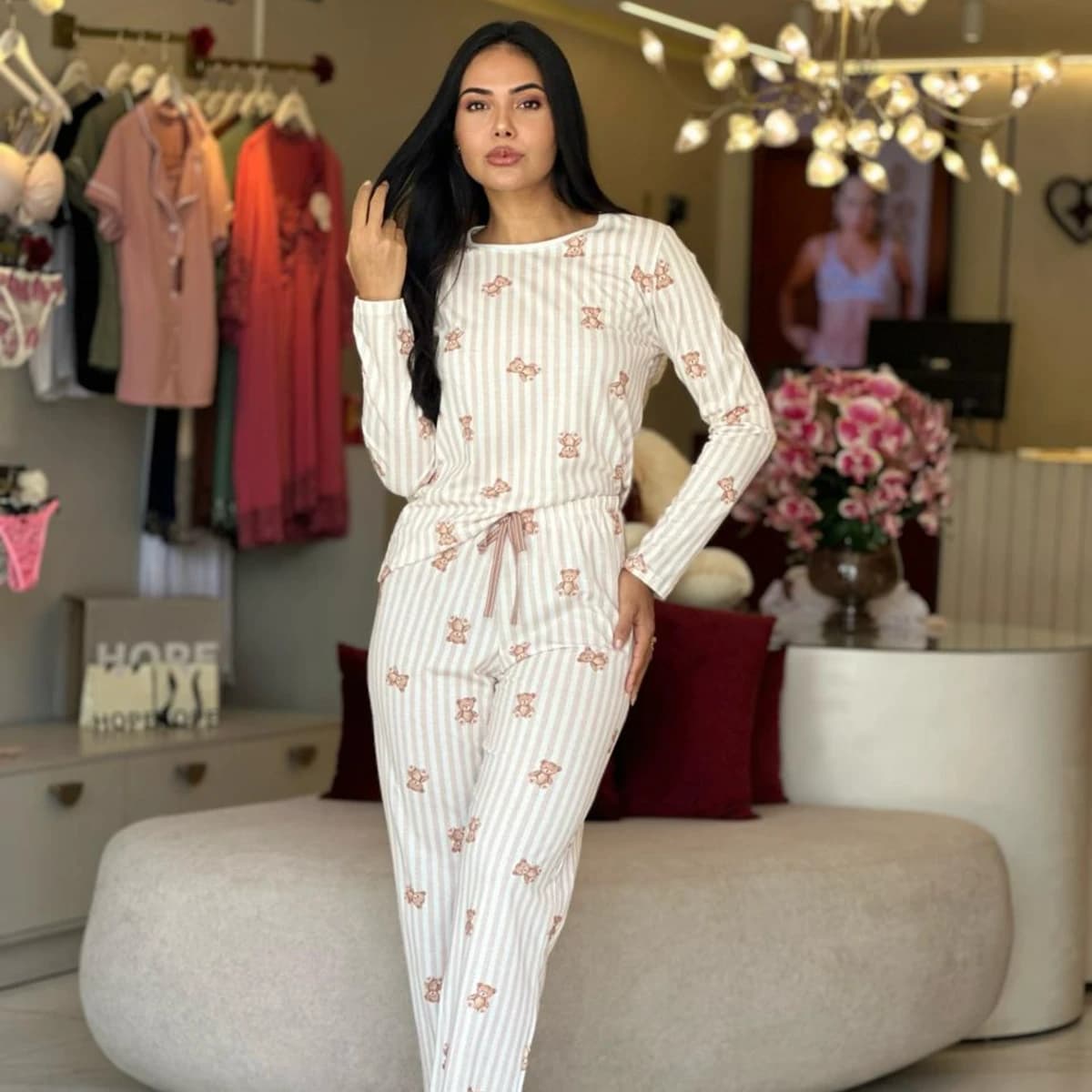 Pijama Longo  Algodão 