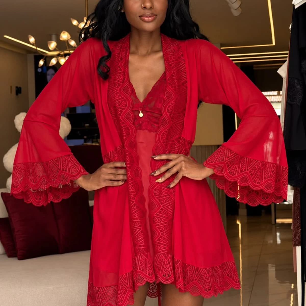 Robe Natalia tule