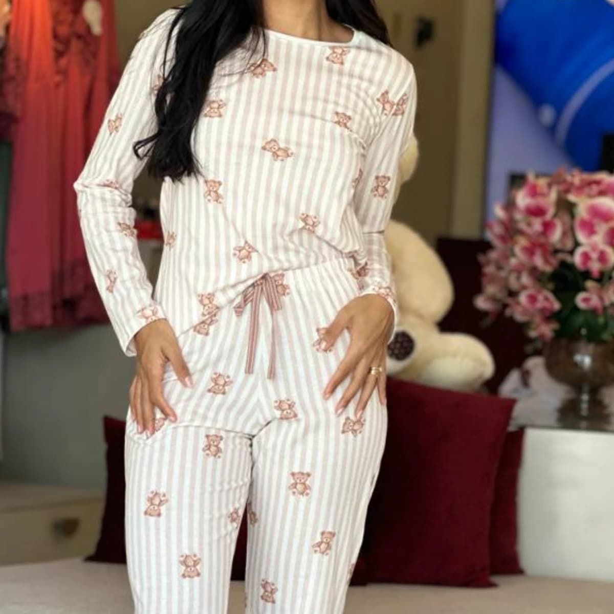Pijama Longo Algodão — foto 2 de 3