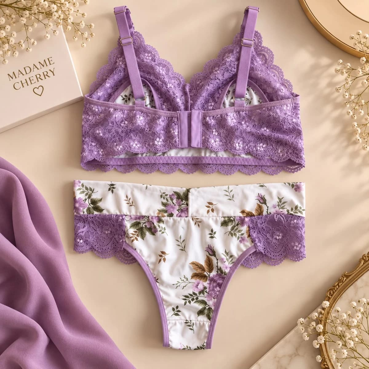 Conjunto Amamentação Calcinha e Sutiã — foto 2 de 2