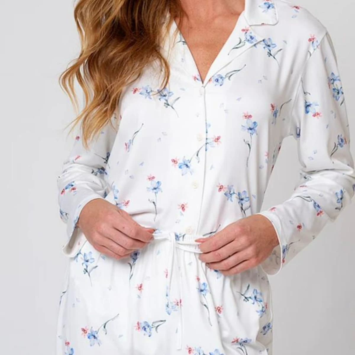 Pijama Americano Longo Floral — foto 2 de 2